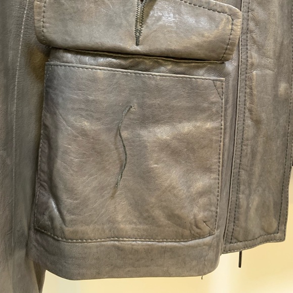 Vince Leather Jacket - Picture 8 of 8